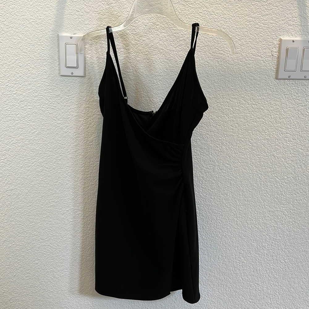 Black mini dress